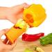 Up to 65% Off!Office Supplies 2 pcs/set Multifunction Green Pepper Chili Core Separator Device Plastic Tomato