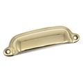 Brass Bin Pull Antique Colonial Early American Drawer Bin Pull Cup Pull Marine Boat Cabinet Bin Cup Pull Furniture Drawer Bin Pull Desk File Cabinet Bin Pull â€“ Solid Brass - Polished