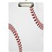 Wellsay Baseball Laces Clipboard Clipboard with Low Profile Silver Clip Decorative Clipboard for School Office Nurse Art Business 9x12.5in