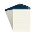 TRU RED Tr58194 Notepads 8.5-Inch X 11.75-Inch Wide Ruled Ivory 50 Sheets/Pad