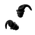 Yucurem 1 Pair Earplugs Swimming Silicone Earplugs Water Sports Pool Accessories (Black)