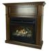 Pleasant Hearth 42 in. Natural Gas Intermediate Freestanding Cherry Vent Free Fireplace 27 500 BTU