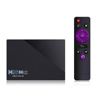 Smart TV Box H96 MAX RK3566 Quad Core Android 11.0 8GB RAM 128GB ROM 1080p 8K with Dual Wi-Fi 2.4G/5.0G Media Player Google Play Youtube