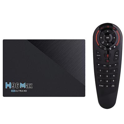 Smart TV Box H96 MAX RK3566 Quad Core Android 11.0 8GB RAM 128GB ROM 1080p 8K with Dual Wi-Fi 2.4G/5.0G Media Player Google Play Youtube