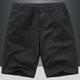 Men's Cargo Shorts Shorts Work Shorts Button Pocket Plain Wearable Short Outdoor Daily Going out Fashion Classic Black White