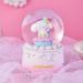 Kawaii Sanrio Kuromi Cinnamoroll LittleTwinStars Night Light Anime LED Desktop Creative Crystal Ball Ornament Girl Bedside Lamp