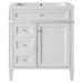 Kidlove 30 Bathroom Vanity with Top Sink Modern Bathroom Storage Cabinet with Soft Closing Door 2 Drawers 1 Tip-out Drawer Single Sink MDF Bathroom Vanity for Bathroom Garage Garden