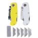 2 Pcs Folding Utility Knife Aluminum Alloy Industrial Grade Outdoor Portable Foldable Utility Knife with 10 Blades