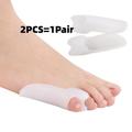 2Pcs/Pair Silicone Toes Separator Bunion Bone Ectropion Adjuster Toes Outer Appliance Foot Care Tools Hallux Valgus Corrector