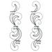 Wisp Candle Wall Sconce (Set of 2) 24.5 Tall
