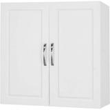 YINCHEN FRG231-W White Bathroom Kitchen Wall Cabinet Garage or Laundry Room Wall Storage Cabinet White Stipple Linen Tower Bath Cabinet Cabinet with Shelf