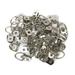 50PCS D Ring Picture Hangers With Screws For Hanging Clock Paintings Artwork Picture Frame Hook Photos ( Silver )