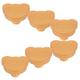 6 Pcs Children s Wooden Handle Cabinet Door Drawer Furniture Single Hole Bear 6pcs The Office Ornaments Kids Dresser Knob Cupboard Dressing Table