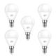 10pcs 5pcs 6W LED Globe Light Bulb 600lm E14 G45 20 LED Beads SMD 2835 60W Halogen Equivalent Warm Cold White 110-240V