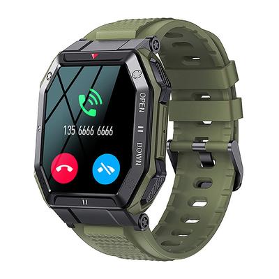 K55 Military Smart Watch Men 1.85inch Bluetooth Call 350mAh 24H Healthy Monitor Outdoor IP68 Waterproof Smartwatch