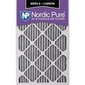 Nordic Pure 14x22x1ExactCustomM8-C-6 Exact MERV 8 Plus Carbon AC Furnace Filters - 14 x 22 x 1 in. - Pack of 6