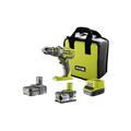 Ryobi - Trapano avvitatore 18V oneplus 2 velocità - 2 batterie LithiumPlus 4,0 Ah e 1,5Ah - 1