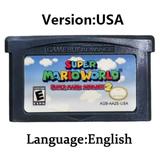 Mario GBA Game Cartridge 32 Bit Video Game Console Card Super Mario Advance Super Mario Bros Mario Kart for GBA USA-Mario World 2