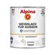 Alpina - Weißlack für Außen 750 ml weiß seidenmatt Lack Acryllack Holzlack