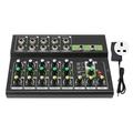 MIX5210FX 10 Channel Effects Mixer Sound Console Compact Sound Studio Mixer Sound Board Portable Digital Mixer 100?240V UK Plug