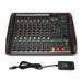 Digital Sound Mixer 8 Channel Bluetooth Transmission USB Sound Board Console for Studio Stage Live Streaming 100 to 240V EU Plug