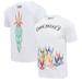 Men's Freeze Max White Looney Tunes Bugs Bunny Color Chrome T-Shirt