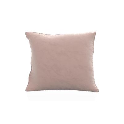 Intirilife 2x Kissenbezug Kissenbezüge aus Samt 40x40 cm in Rosa - Bezüge für Sofakissen Zierkissen Couchkissen Dekokiss