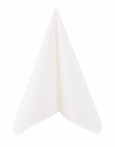 Airlaid Serviette Weiß, 33 x 33 cm, 50 Stück - APARTina Image