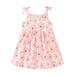 Deals Clearance under 5.00 Lindreshi Dresses for Girls Clearance Summer Toddler Baby Girls Sleeveless Sling Dress Graphic Print Children s Clothing