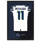 Jaxon Smith-Njigba Seattle Seahawks Away Jersey Framed Art Print