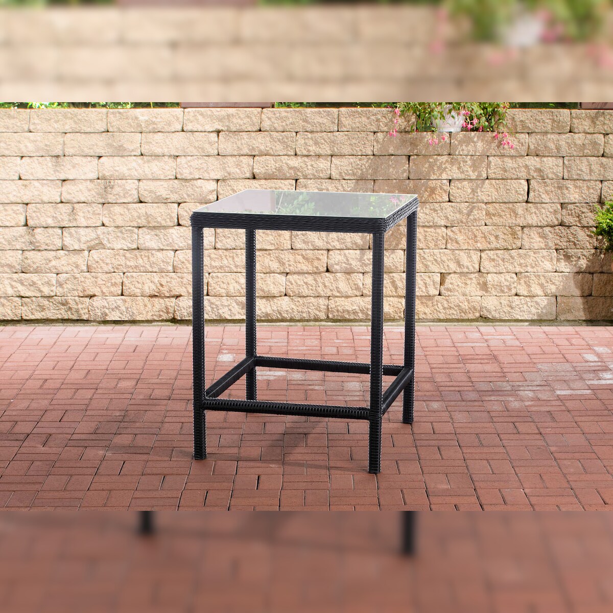 CLP Polyrattan Tisch Alia 5mm schwarz Image