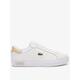 Lacoste Powercourt Vulcanized Trainers - White/light Brown, White, Size 6, Women