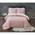 Antimicrobial 7 Piece Bed In A Bag by Truly Calm in Blush (Size FULL)