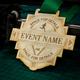 Personalised Wooden Medal 1 Sport Custom Medals Race Award Personalized Marathon 10k Run Virtual Cycle Football Dance Swim Finisher Sports