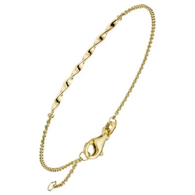 Armband JOBO, gelb (gelbgold 585), Armbänder, Damen, Gelbgold 585, 585 Gold 17,5 cm Image