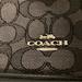Coach Bags | Authentic Coach Canvas Purse With Matching Wallet. Charcoal Grey/Black In Color. | Color: Black/Gray | Size: Os