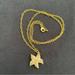 J. Crew Jewelry | J Crew Rhinestone Starfish On Costume Gold Chain Necklace | Color: Gold | Size: Os