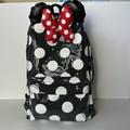 Disney Bags | Disney Minnie Mouse Authentic Disney Parks Backpack | Color: Black/Red | Size: Os