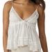 Free People Tops | Free People Carrie Top | Ivory Tank Top | Womens Large | Color: Cream/White | Size: L