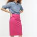 J. Crew Skirts | J. Crew - No. 2 Pencil Skirt In Hot Pink Neon Flamingo | Color: Pink | Size: 6