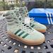 Adidas Shoes | Adidas Gazelle High Boots Silver Green Gum Women's Athletic Shoes Id6982 | Color: Green | Size: Various