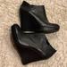 Jessica Simpson Shoes | Jessica Simpson Wedge Ankle Boots | Color: Black/Silver | Size: 8.5