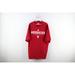 Adidas Shirts | Adidas Mens 2xl Team Issued Indiana University Tennis Short Sleeve T-Shirt Red | Color: Red | Size: 2xl