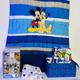 Disney Other | Disney Mickey Mouse 6 Piece Baby Crib Bedding Set See Details | Color: Blue | Size: Fits A Standard Crib Matress