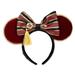 Disney Accessories | Disney Hollywood Tower Of Terror Minnie Mouse Ear Headband By Loungefly | Color: Gold/Red | Size: Regular