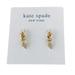 Kate Spade Jewelry | Kate Spade New York Wishes Peace And Love Gold Drop Earrings Includes Dust Bag | Color: Gold | Size: Os