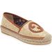 Gucci Shoes | Gucci Adela Woven Raffia Espadrille Flats 40 Natural Brown New In Box | Color: Brown/Tan | Size: 40eu