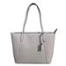 Kate Spade Bags | Kate Spade Cara Grey Leather Gold Hardware Large Top Zip Structured Tote | Color: Gray | Size: Os