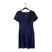 J. Crew Dresses | J. Crew Wool V-Neck Cap Sleeve Navy Blue Size 2 Italian Stretch Work Wear Dress | Color: Blue | Size: 2