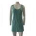 Free People Dresses | Free People Dance To Pieces Mint Velvet Beaded Mini Short Dress Sz 0 Or Xs-S | Color: Green | Size: 0